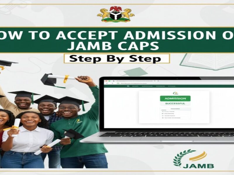 How To Accept Admission On JAMB CAPS 2025 Step By Step