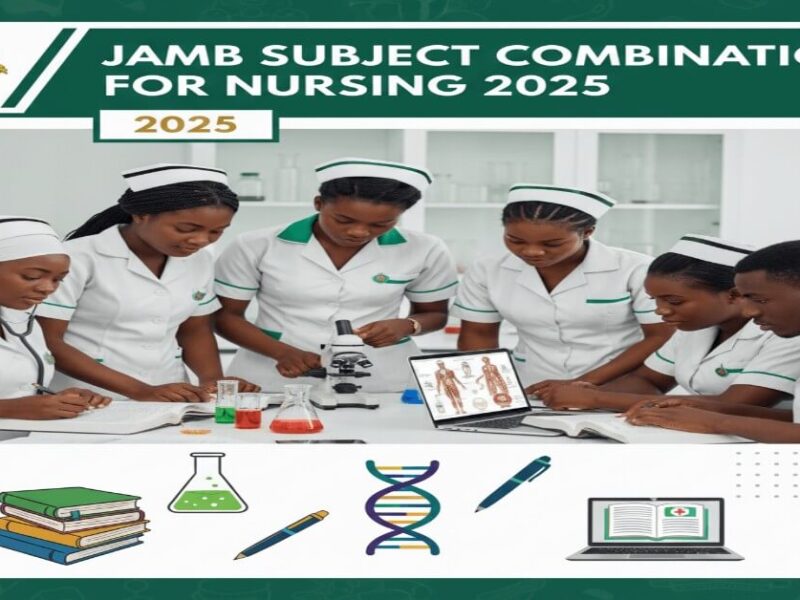 JAMB Subject Combination For Nursing 2025